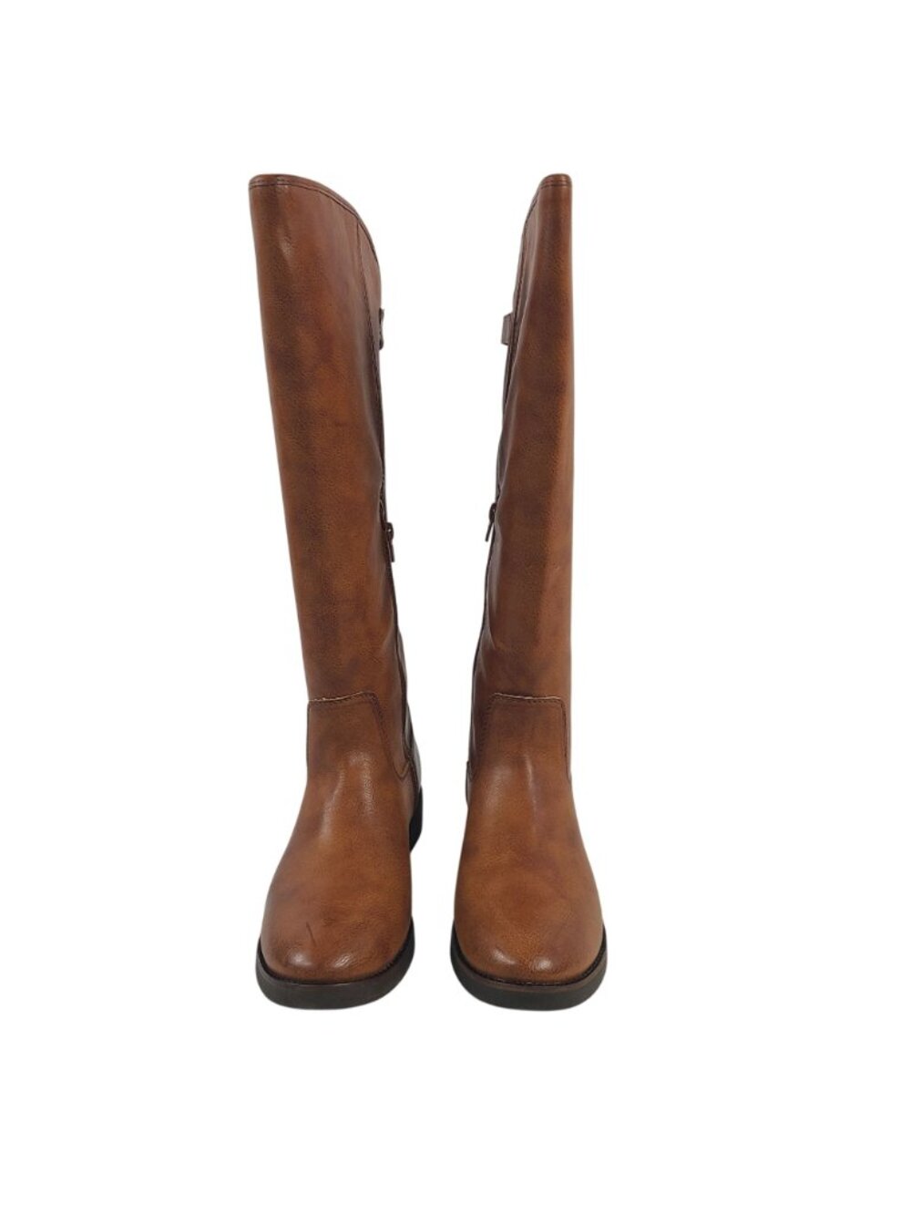 NEW Frye & Co. Kellie Button Tall Cognac Brown Riding Boots Size 10M - Picture 3 of 8
